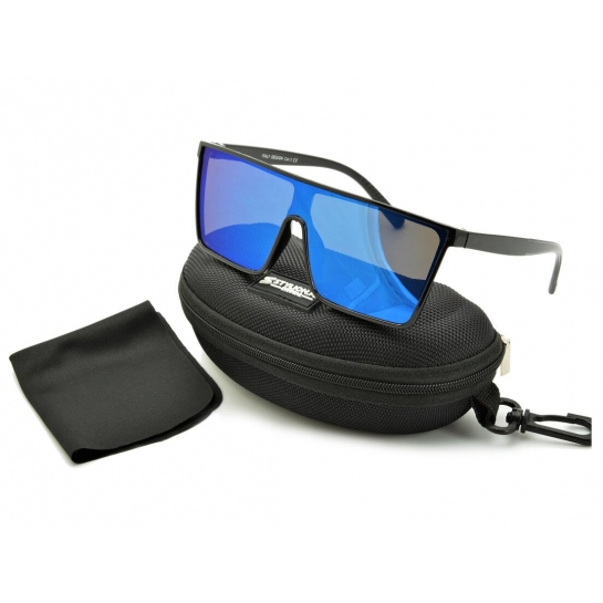 Męskie Okulary przeciwsłoneczne Pilotki Pełne Lustro UV400 STR-1647